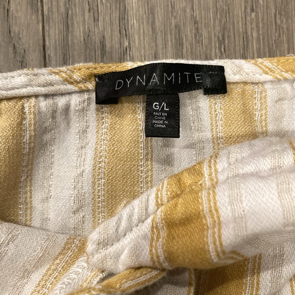 Dynamite Striped Crop Top - Picture 4 of 7